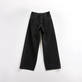 Distressed moto pants